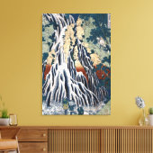 北斎切振滝山黒神、下野市 キャンバスプリント (インサイチュ (リビング))