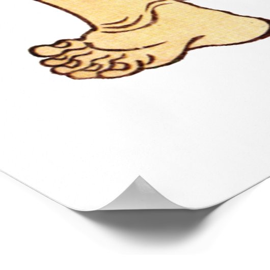 北斎力士 ポスター (角)