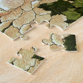 北斎北斎牡丹蝶ファインアート ジグソーパズル (側面)