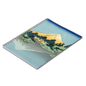 北斎山富士が河口湖で反射 ノートブック (左側)