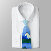 北斎御殿山ヒル北斎さくらんぼブロッサムファインアート ネクタイ (タイ)