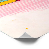 北斎日本のの木版画「ザ・ビレッジ」 ポスター (角)