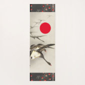 北斎木日本の版画プリント芸風ヨガマット ヨガマット (裏面)