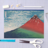 北斎木版プリントティッシュペーパー 薄葉紙 (クラフト)