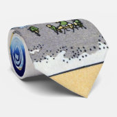 北斎江ノ島の富士山を見る相州江の島,北斎 ネクタイ (ロール)