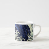 北斎波フェミニンヴィンテージ日本のファインアート エスプレッソカップ (右)