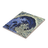 北斎波フェミニンヴィンテージ日本のファインアート タイル (側面)