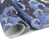 北斎波フェミニンヴィンテージ日本のファインアート ラッピングペーパー (ロールコーナー)