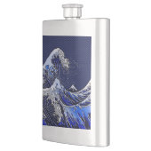 北斎波素晴らしクロムカーボンの外観 フラスク (左)