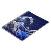 北斎波素晴らし炭素繊維スタイル ノートブック (左側)