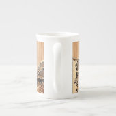 北斎波素晴らし竹木スタイルの装飾 ボーンチャイナマグカップ (裏面)