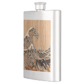 北斎波素晴らし竹木スタイルアクセント フラスク (左)