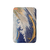 北斎海波浪シーボート バスマット (正面縦)