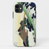 北斎稲目より甲州犬目峠,北斎富士山を望む Case-Mate iPhoneケース (裏面)