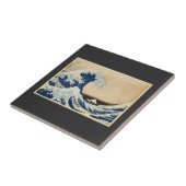 北斎素晴らしによる神奈川の波 タイル (側面)