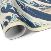北斎素晴らしによる神奈川の波 ラッピングペーパー (ロールコーナー)