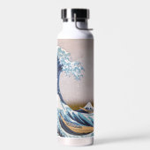 北斎素晴らしによる神奈川日本沖の津波 ウォーターボトル (左面)