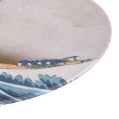 北斎素晴らしによる神奈川日本沖の津波 カッティングボード (角)