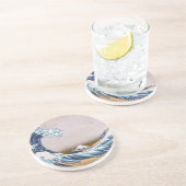 北斎素晴らしによる神奈川日本沖の津波 コースター (側面)