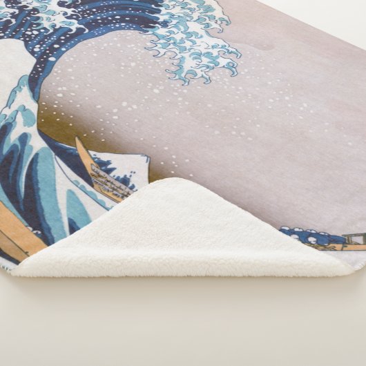 北斎素晴らしによる神奈川日本沖の津波 シェルパブランケット (3/4)