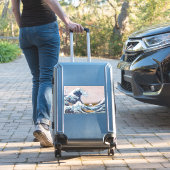 北斎素晴らしによる神奈川日本沖の津波 シール (スーツケースインサイチュ)