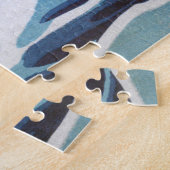 北斎素晴らしによる神奈川日本沖の津波 ジグソーパズル (側面)