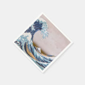 北斎素晴らしによる神奈川日本沖の津波 スタンダードカクテルナプキン (角)