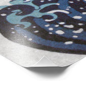 北斎素晴らしによる神奈川日本沖の津波 フォトプリント            (角)