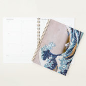 北斎素晴らしによる神奈川日本沖の津波 プランナー手帳 (ディスプレー)