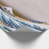 北斎素晴らしによる神奈川日本沖の津波 ラッピングペーパー (角)