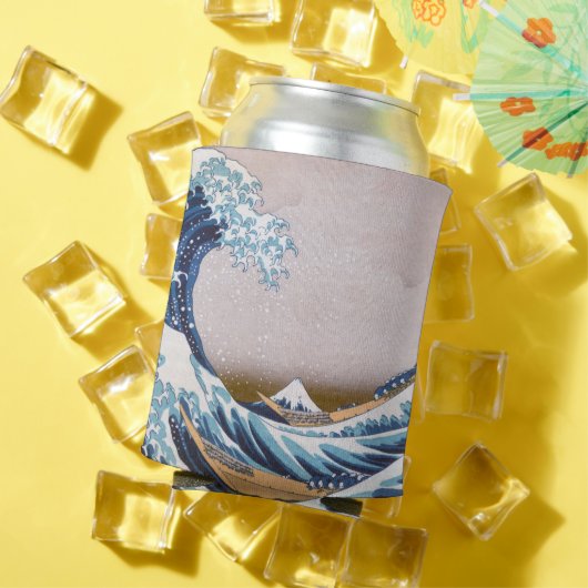 北斎素晴らしによる神奈川日本沖の津波 缶クーラー (インサイチュ 夏)