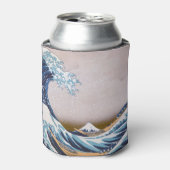 北斎素晴らしによる神奈川日本沖の津波 缶クーラー (缶正面)