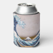 北斎素晴らしによる神奈川日本沖の津波 缶クーラー (缶裏面)