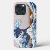 北斎素晴らしによる神奈川日本沖の津波 Case-Mate iPhoneケース (裏面)