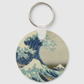 北斎素晴らしによる神奈川沖の波 キーホルダー (正面)