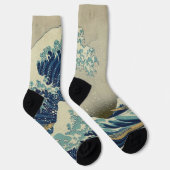 北斎素晴らしによる神奈川沖の波 ソックス (右)