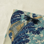 北斎素晴らしによる神奈川沖の波 ビーチタオル (インサイチュ)