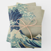 北斎素晴らしによる神奈川沖の波 ラッピングペーパーシート (インサイチュ)