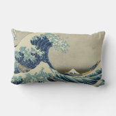 北斎素晴らしによる神奈川沖の波 ランバークッション (裏面)
