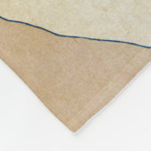 北斎素晴らしの波 フリースブランケット (角)