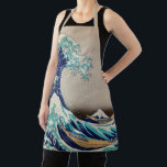 北斎素晴らし波が神奈川を離れる。ヴィンテージ日本美術 エプロン<br><div class="desc">葛飾北斎「神奈川素晴らしの波」エプロン。ヴィンテージ日本イラストレーション。</div>