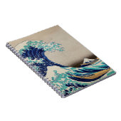 北斎素晴らし波が神奈川を離れる。ヴィンテージ日本美術 ノートブック (右側)