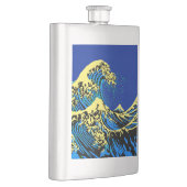 北斎素晴らし波のアートポップ・アートのスタイル訛り フラスク (右)