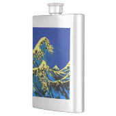 北斎素晴らし波のアートポップ・アートのスタイル訛り フラスク (左)