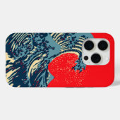 北斎素晴らし波のスタイル Case-Mate iPhoneケース (裏面 (横))