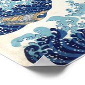 北斎素晴らし波オフ神奈川北斎ファインアート ポスター (角)