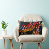 北斎美術フェオニックス ランバークッション (椅子)