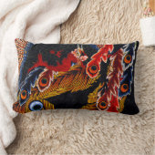 北斎美術フェオニックス ランバークッション (ブランケット)