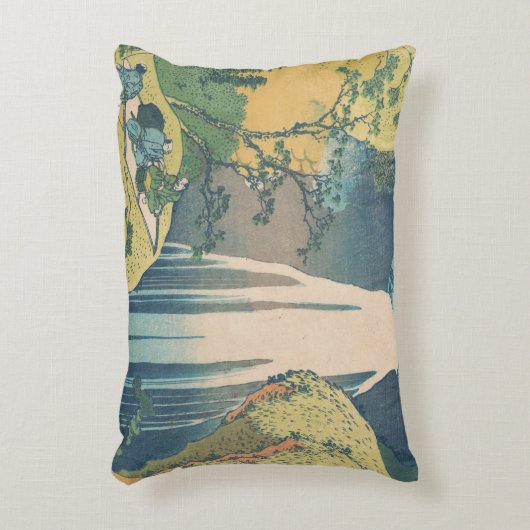 北斎阿弥陀秋日本滝 アクセントクッション (正面(垂直))