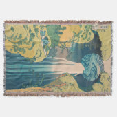 北斎阿弥陀秋日本滝 スローブランケット (正面)